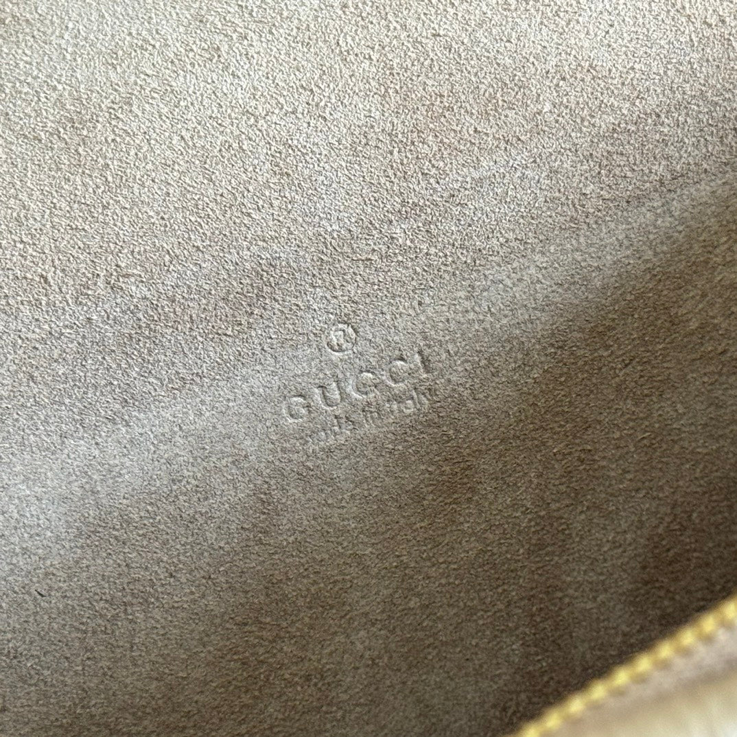 GUCCI 25S DIONYSUS WALLET 28 IN SAND BROWN CALFSKIN