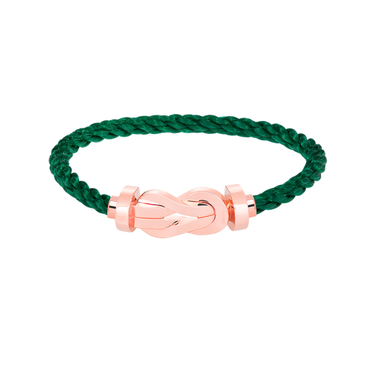 [Crown  Jewelry]CHANCE LARGE 8 FIGURE BUCKLE NO DIAMOND BRACELET ROSE GOLD