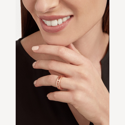 [Crown  Jewelry]ZERO 1 ONE-BAND WITH OPENWORK LOGO SPIRAL RING