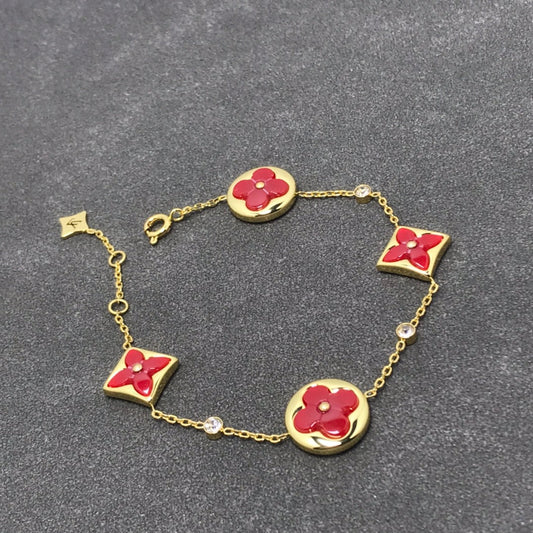 [Crown  Jewelry]STAR AND SUN CARNELIAN 4 MOTIFS 3 DIAMONDS