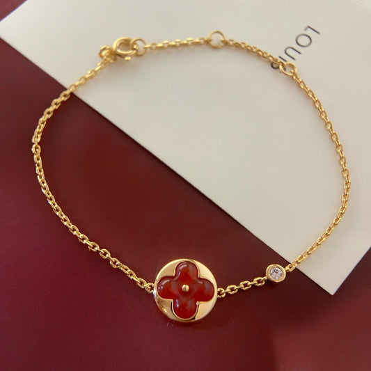 [Crown  Jewelry]SUN PEDANT CARNELIAN BRACELET