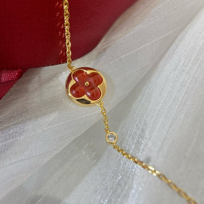 [Crown  Jewelry]SUN PEDANT CARNELIAN BRACELET