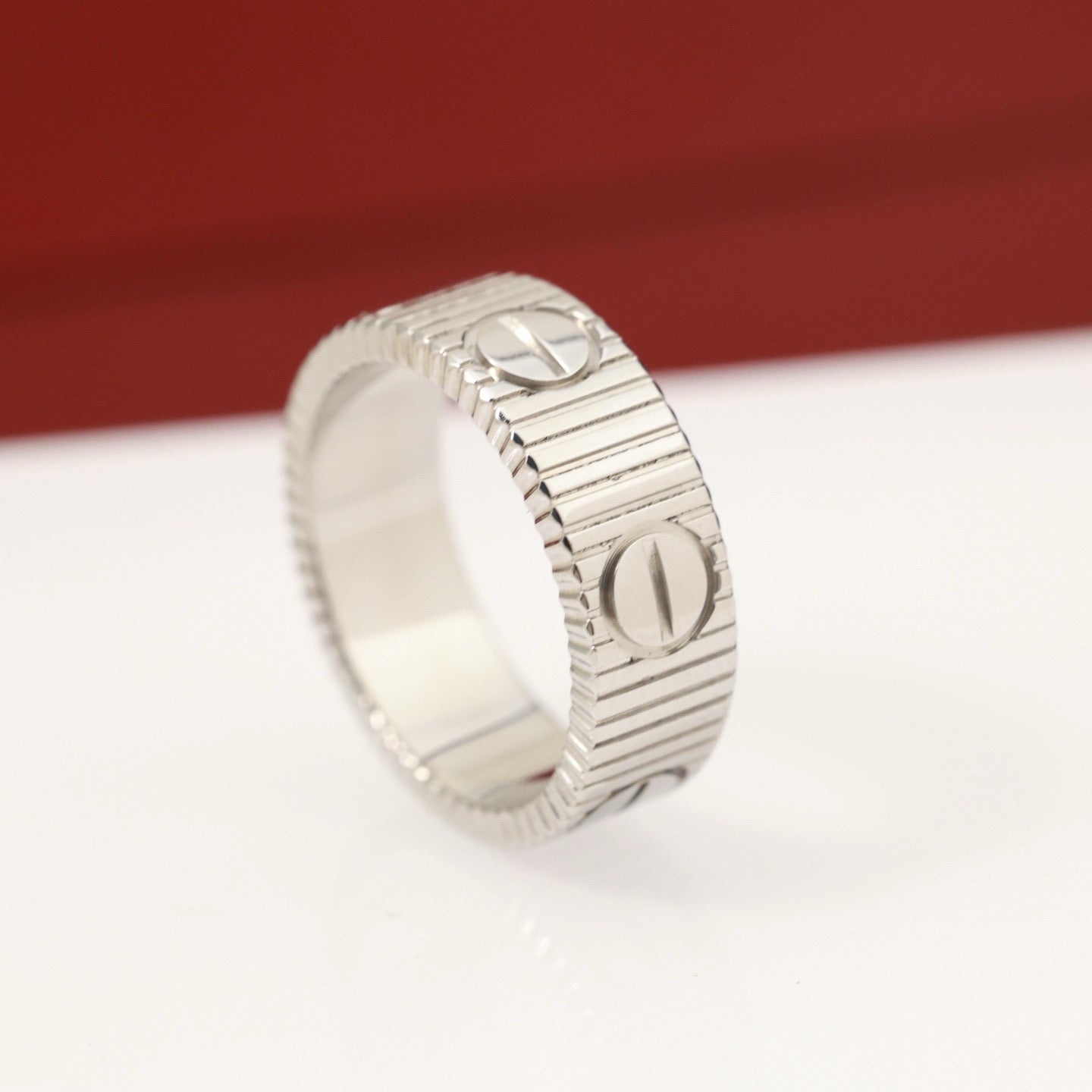 [Crown  Jewelry] 2025 NEW LOVE RING BRUSHED STYLE