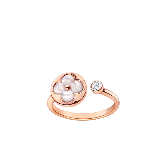 [Crown  Jewelry]SUN 1 DIAMOND PINK MOP RING